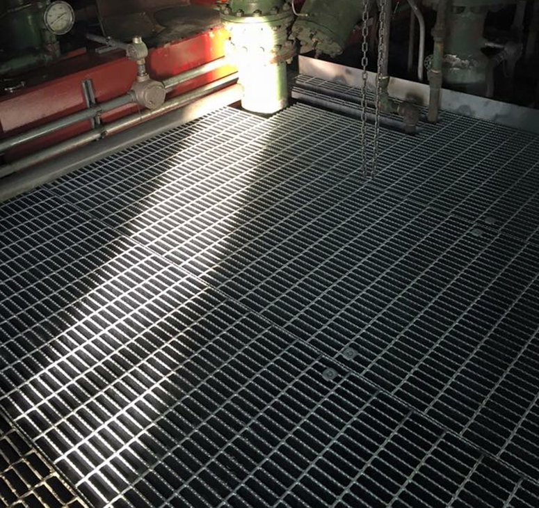 Completed grating